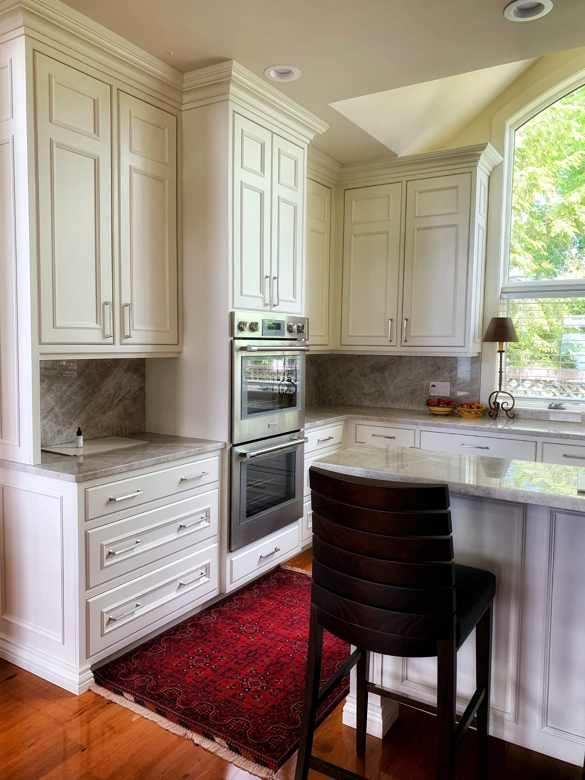 Custom wood kitchen cabinetry