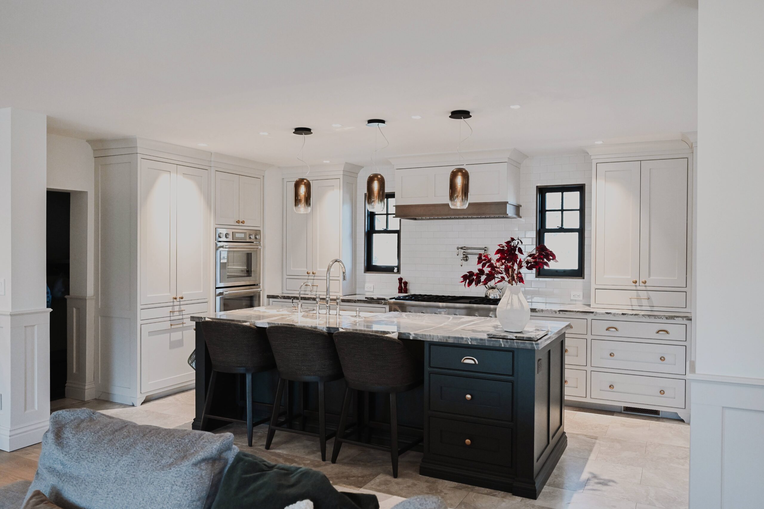 Custom cabinetry by Grain Woodcrafting